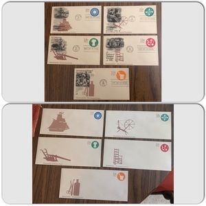 1975-76 BICENTENNIAL ERA POSTAL STATIONARY & FIRST DAY COVERS U571-U575 SETS
